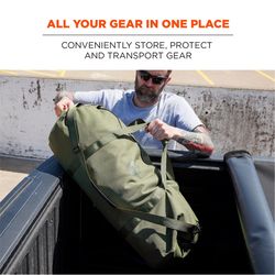 Ergodyne Arsenal Olive Duffle Bag 13 in. H X 29 in. W