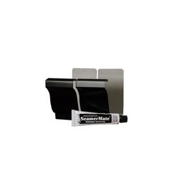 Amerimax 3 in. H X 5 in. W X 3 in. L Black Aluminum K Gutter Connector
