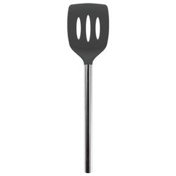 Tovolo Gray/Silver Silicone/Stainless Steel Slotted Turner