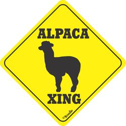 Signs Up English Yellow Crossing Sign 11 in. H X 11 in. W