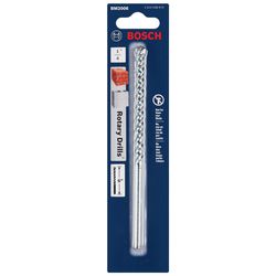 Bosch 1/4 in. X 6 in. L Black Oxide Rotary Masonry Drill Bit Round/Straight Shank 1 pk
