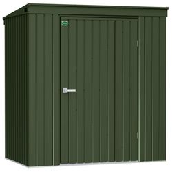 Scotts 6 ft. x 4 ft. Metal Vertical Pent Storage Shed without Floor Kit