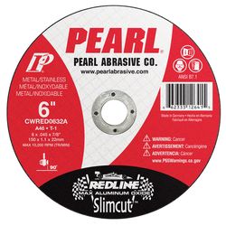Pearl Abrasive Slimcut45 6 in. D X 7/8 in. X 0.045 in. thick Aluminum Oxide Cut-Off Wheel 1 pc