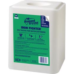 Diamond Crystal Iron Fighter Water Softener Salt Block 50 lb