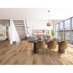 CALI 9 in. W X 70.86 in. L Seaboard Oak Vinyl Plank Flooring 26.62 sq ft