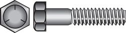 HILLMAN 3/4 in. D X 6 in. L Heat Treated Zinc Steel Hex Head Cap Screw 20 pk