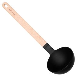 Epicurean Gourmet Black/Natural Nylon/Paper Composite Ladle