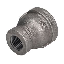STZ Industries 1/2 in. FIP each X 1/4 in. D FIP Black Malleable Iron Reducing Coupling