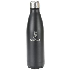 Aquapelli 16 oz Midnight Black BPA Free Vacuum Insulated Bottle