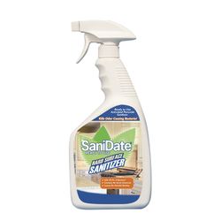 BioSafe SaniDate Non-Scented Scent Hard Surface Sanitizer Liquid 32 oz