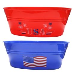 Chef Craft Polypropylene Patriotic Oval Tub
