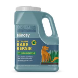 Sunday Pet Lawn Bare Repair All Grasses Sun or Shade Grass Repair Kit 3.75 lb