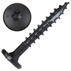 Screw Products NOVA #16 in. X 2 in. L Star Black Steel Lag Screw 100 pk