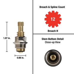 Danco 3H-2C Cold Faucet Stem For Pfister