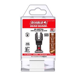 Diablo Demo Demon 1-3/4 in. W Bi-Metal Curved Oscillating Blade Clean Wood 10 pk