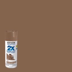 Rust-Oleum Painter's Touch 2X Ultra Cover Gloss Latte Paint+Primer Spray Paint 12 oz