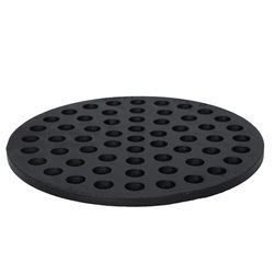 Sioux Chief 6-1/2 in. Matte Black Round Cast Iron Floor Drain Strainer