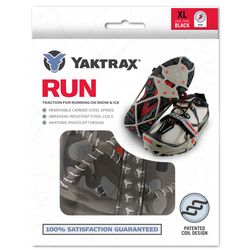 Yaktrax Run Unisex Rubber/Steel Snow and Ice Traction Gray W 13-15/M 11.5-13.5 Waterproof 1 pair N/A