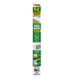 Frost King Silver Aluminum/Vinyl Sweep For Doors 36 in. L X 2 in.