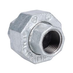STZ Industries 1/2 in. FIP each X 1/2 in. D FIP Galvanized Malleable Iron Union