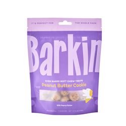 Barkin Peanut Butter Cookie Grain Free Treats For Dogs 6 oz