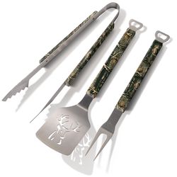 Sportula Specialty Stainless Steel Multicolored Grill Tool Set 3 pc
