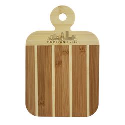 Totally Bamboo 9 in. L X 6 in. W X 0.5 in. Bamboo Serving & Cutting Board