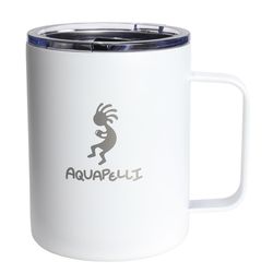 Aquapelli 12 oz Solid Arctic White BPA Free Vacuum Insulated Mug