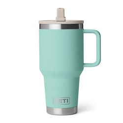 YETI Rambler 30 oz Sea Stone BPA Free Travel Straw Mug