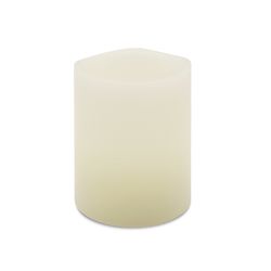 Gerson Everlasting Glow Ivory Vanilla Honey Scent Pillar Flameless Flickering Candle