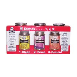 Harvey's Oatey Clear Solvent Kit For CPVC/PVC 4 oz