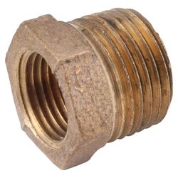 Anderson Metals 3/4 in. MPT in. X 1/2 in. D FPT Red Brass Hex Bushing