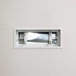 Fittes Aria Vent 4 in. H X 10 in. W Satin White ABS Plastic Vent Cover