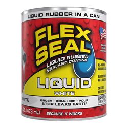 Flex Seal Family of Products Flex Seal White Liquid Rubber Sealant Coating 16 fl. oz.