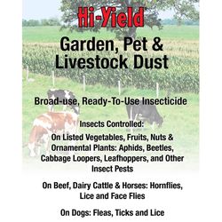Hi-Yield Garden, Pet and Livestock Dust Insect Killer Dust 3.25 lb