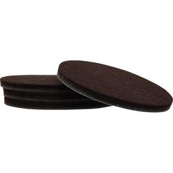 Shepherd Hardware Self-Adhesive Pad 5 mil X 3 in. W X 3 in. L Felt Brown 4 pk