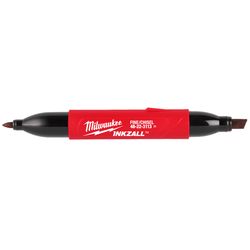 Milwaukee Black Fine and Chisel Tips Jobsite Marker 1 pk