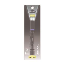 Police Security Cavalier 180 lm Black LED Flashlight AAA Battery