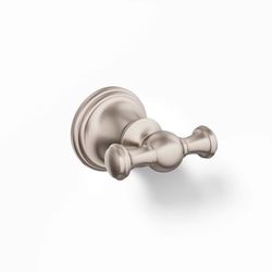 Kohler Facile 2.18 in. H X 2.8 in. W X 2.72 in. L Vibrant Brushed Nickel Silver Robe Hook