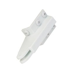 Wright White Plastic Bracket 1 pk