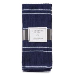 Kane Home Blue Cotton Ribbed Kitchen Towel 2 pk