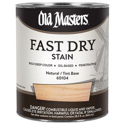 Old Masters Professional Semi-Transparent Natural Oil-Based Alkyd Fast Dry Wood Stain 1 qt