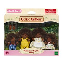 Calico Critters Picklewoods Hedgehog Family Dolls 4 pc