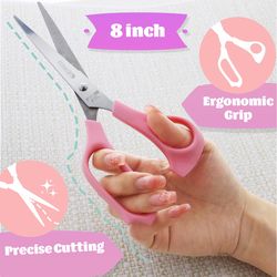 Bazic Products 4.69 in. L Stainless Steel Utility Scissors 1 pc