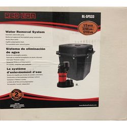 Red Lion 1/3 HP 3200 gph Thermoplastic Vertical Float Switch AC Sump Pump 8 ft³