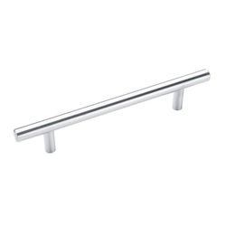 Amerock Contemporary Bar Cabinet Pull 5-1/16 in. Stainless Steel Silver 1 pk