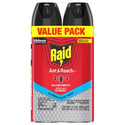 Raid Outdoor Fresh Ant and Roach Killer Aerosol 17.5 oz