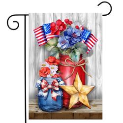 Briarwood Lane Garden Flag 12.5 in. H X 18 in. W