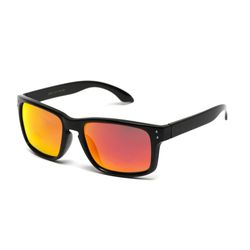 WearMe Pro Sunglasses Black Frame Red Lens