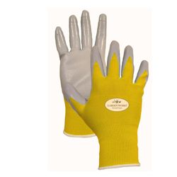 Garden Works XL Nylon Yellow Gardening Gloves